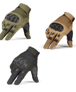 Tactical Anti-Skid Hard Knuckle Full Finger Gloves